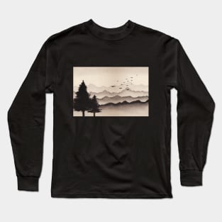 Misty Mountains Long Sleeve T-Shirt